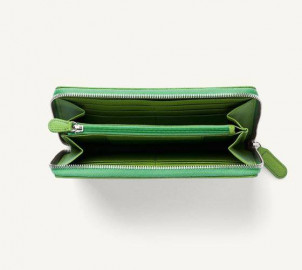 Graf Von Faber Castell Ladies Zipped Wallet, Viper Green 118677
