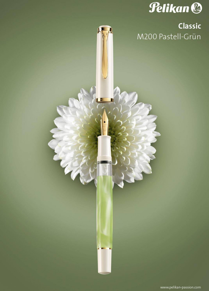 Pelikan M200 Pastel Green Fountain pen special edition 2020