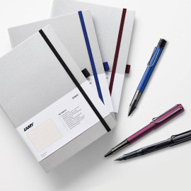 Lamy notebook hard cover silver black elastic A6 (10,2x14,4cm) 4034267