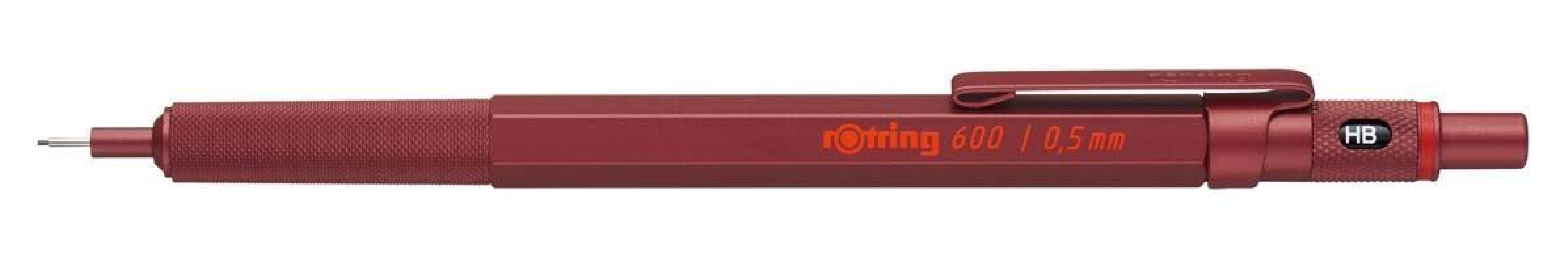 Rotring 600 red mechanical pencil 0,5mm