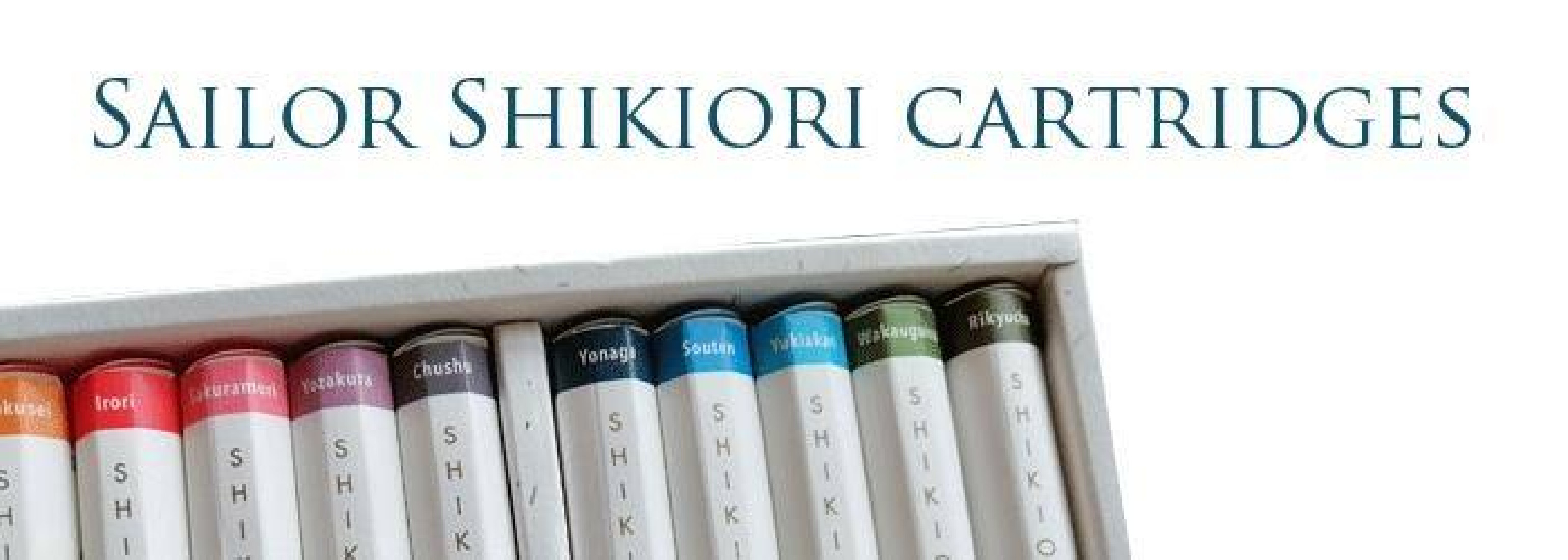 Sailor Shikiori ink cartidge four seasons (summer) 3pcs pack