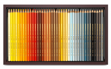 Caran dache wooden box 120 pencils Supracolor, Soft Aquarelle, 3888.920