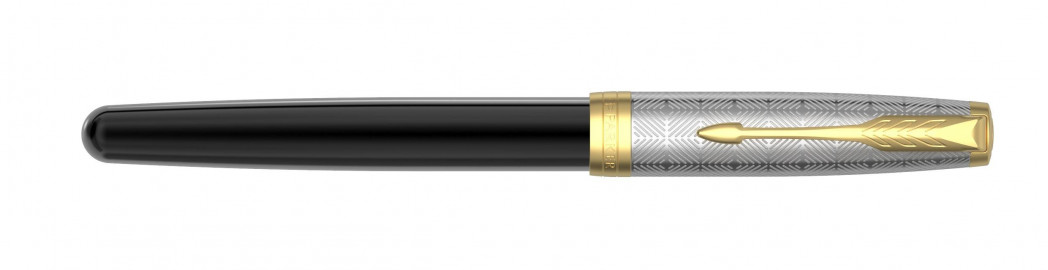 Parker Sonnet special edition 2021 Premium Metal Black GT nib 18k Fountain pen