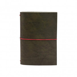 Paper Republic grand voyageur pocket olive green leather journal