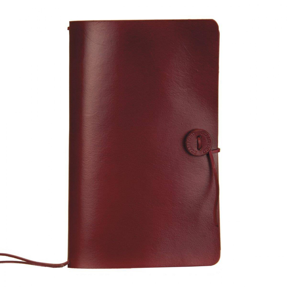 The Travellers Journal Classic Range, Burgundy, Large (18x25,5) Stamford