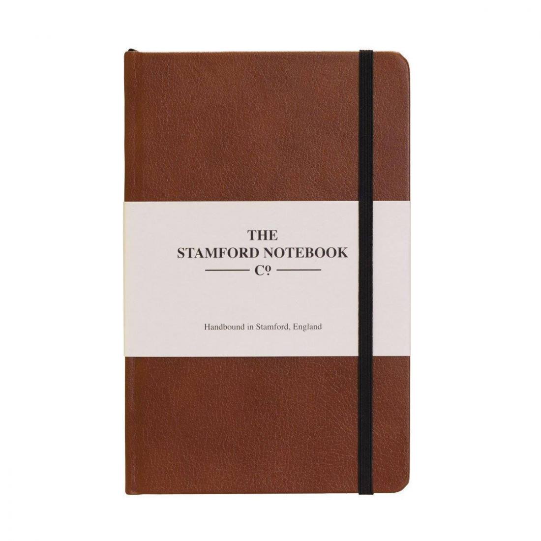 The recycled Leather Notebook Mid Brown Large 17x23.5 Stamford