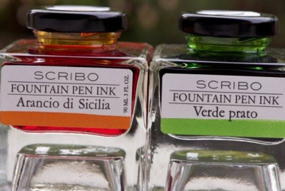 Scribo Arancio di Sicilia, the scent of summer 90ml bottle ink