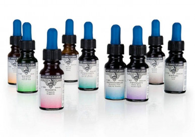 Rohrer & Klingner water colour for artists 12ml pipette bottle Schwarz