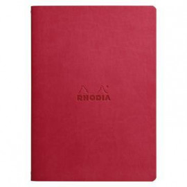 Rhodia Sewn spine notebook A5(14,8 x 21 cm) raspberry lined 116412