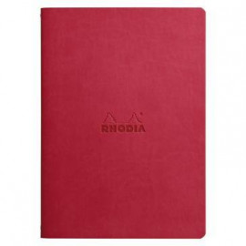 Rhodia Sewn spine notebook A5(14,8 x 21 cm) raspberry lined 116412