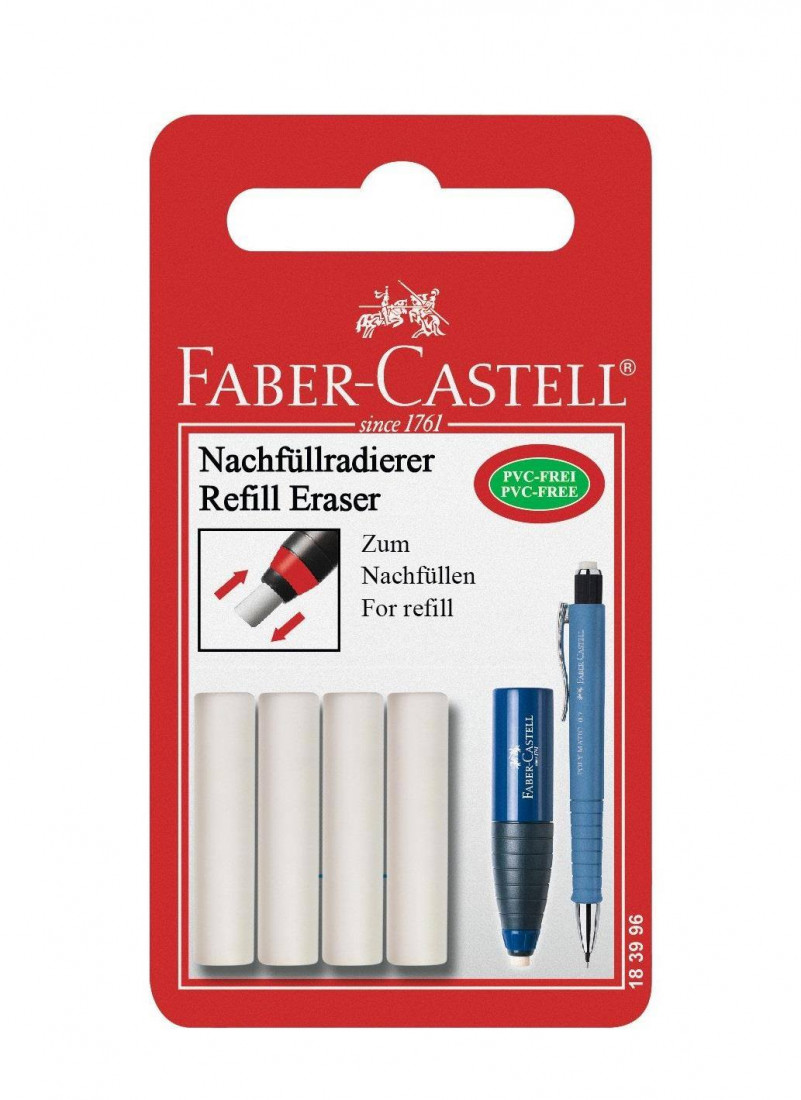 Faber Castell Poly Matic Mechanical Pencil Eraser Refills 183996