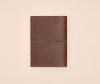 Paper Republic grand voyageur A6 chestnut leather journal