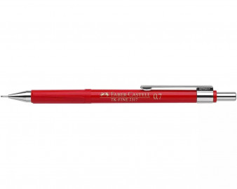 Faber Castell TK Fine 2317 mechanical pencil, 0.7 mm red
