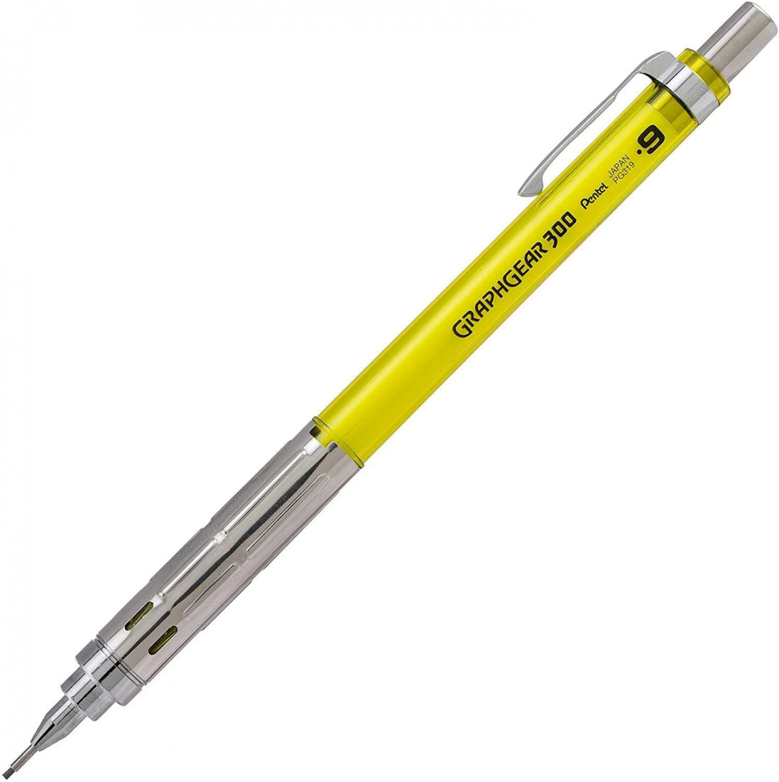 Pentel Graphgear 300 Yellow 0.9mm mechanical pencil  PG319-TGX