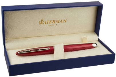 Waterman Carene Glossy Red ST Fountain Pen