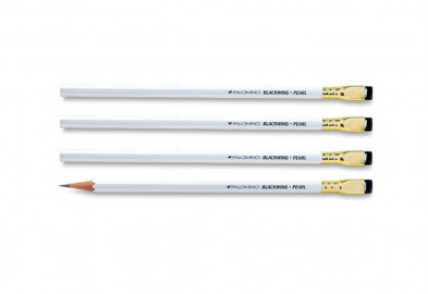 Blackwing pencils pearl, balanced graphite, (set of 12)