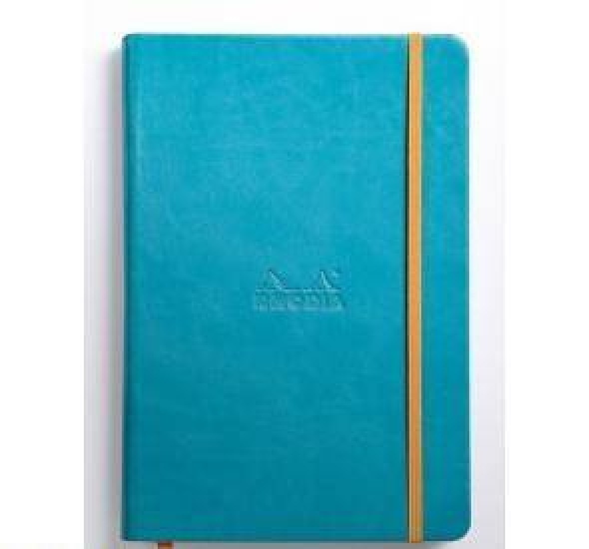 NOTEBOOK A5 RHODIARAMA TURQUOISE LINED HARD COVER RHODIA