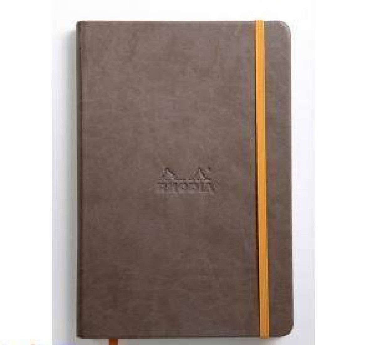 NOTEBOOK A5 RHODIARAMA BROWN LINED HARD COVER RHODIA