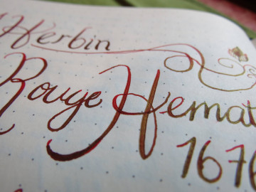 Rouge Hematite, 50ml 1670 Fountain Pen Ink J.Herbin