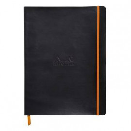 Rhodia Softcover notebook 19 x 25 cm dotted 117552 black