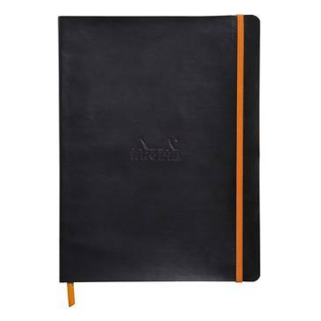 Rhodia Softcover notebook 19 x 25 cm dotted 117552 black