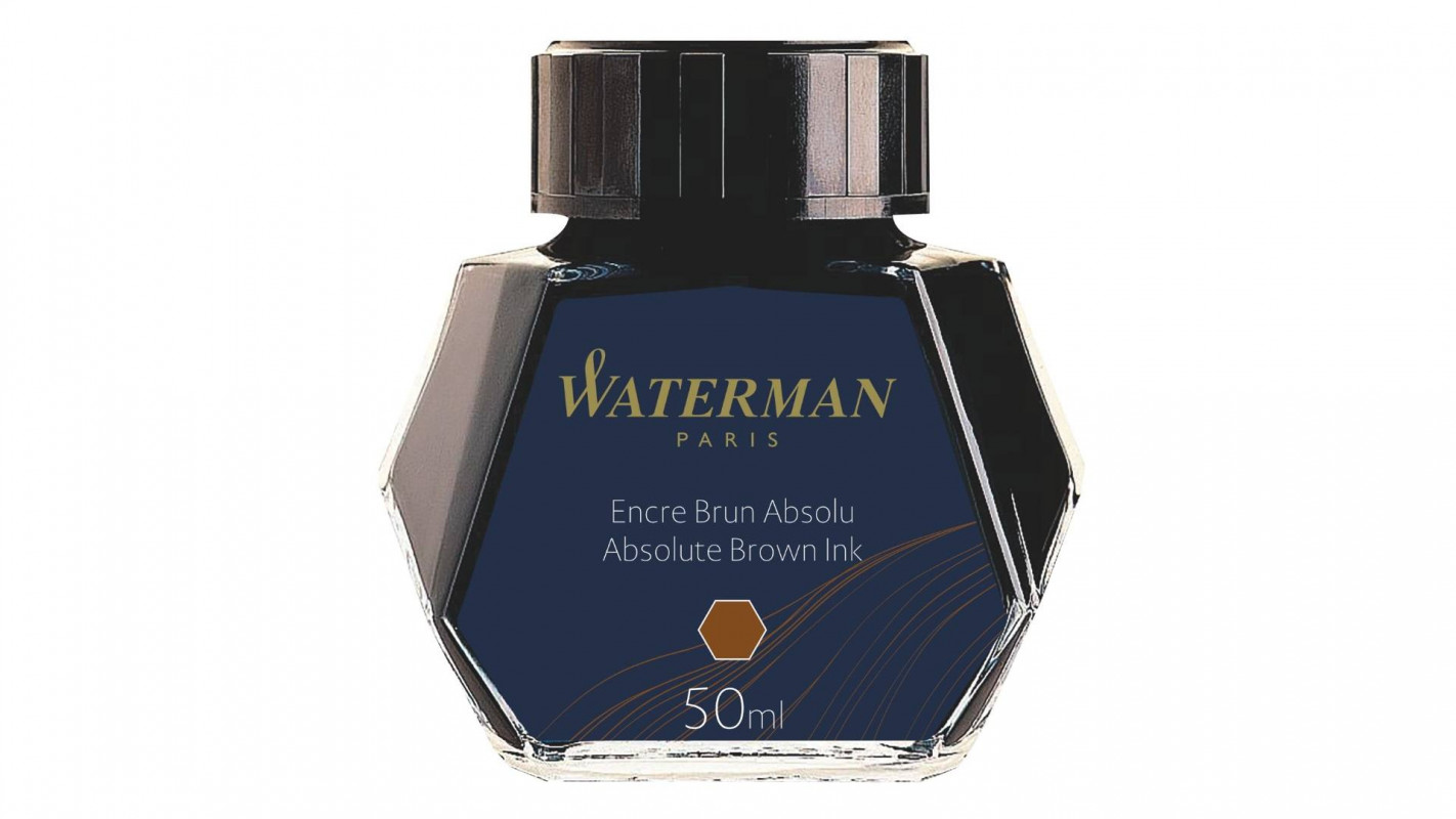 Waterman ink 50ml bottle Brown