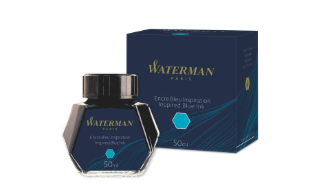 Waterman ink 50ml bottle Inspired Blue