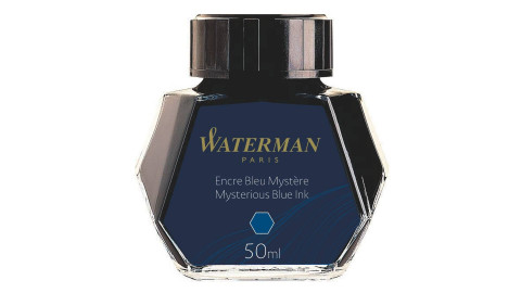Waterman ink 50ml bottle Mysterious Blue