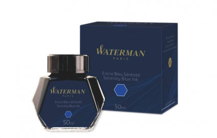 Waterman ink 50ml bottle Serenity Blue